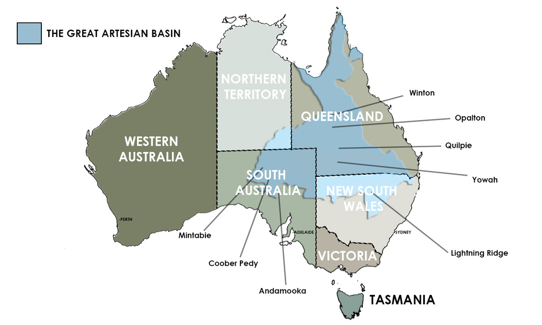 Where is opal found? | Australian Opal Mining Regions | Opal Mines Australia