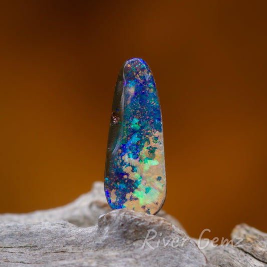 Queensland Unset Boulder Opal 2.4 Carat [#2399]