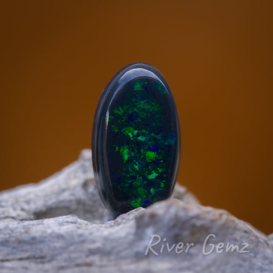 Australian Unset Black Opal 1.1 Carat [#2033]