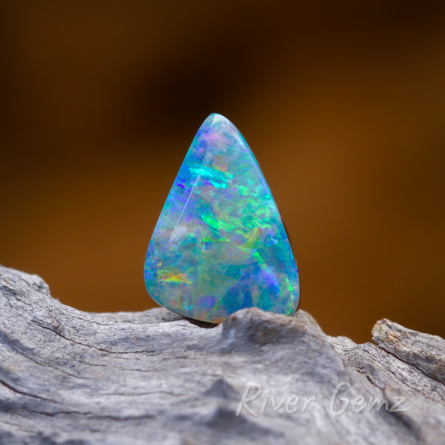 Australian Unset Crystal Boulder Opal 7.9 Carat [#1838]