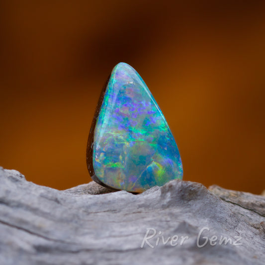 Australian Unset Crystal Boulder Opal 7.9 Carat [#1838]