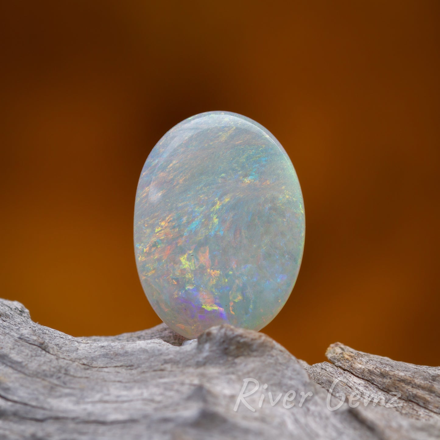 Lightning Ridge Unset White Opal 8.55 Carat [#1861]