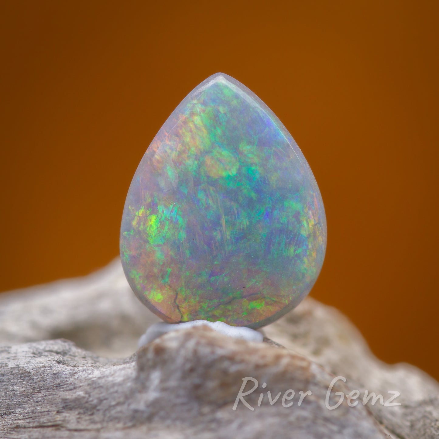 Mintabie Unset Semi-Black Opal 1.0 Carat [#1849]