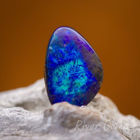 Opalton Unset Crystal Boulder Opal 1.7 Carat [#217]